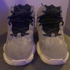 Yeezy’s (gray, black and cream color)